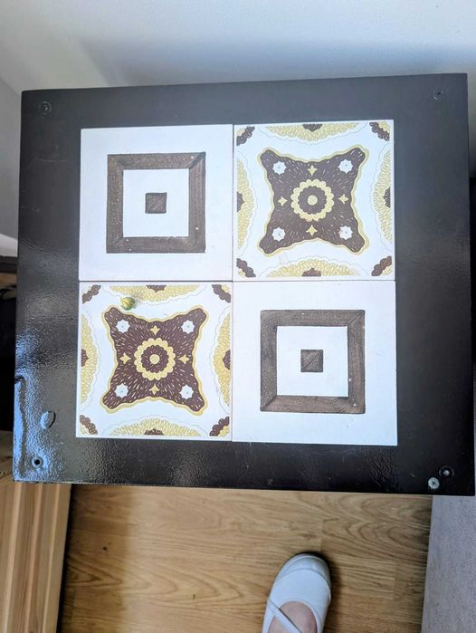 Handmade Table with Portuguese Tiles – One of a Kind.