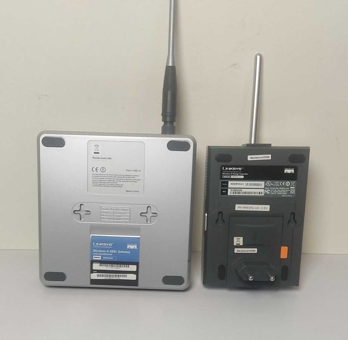 Linksys router ADSL Wirelsss-G  + Range Expander
