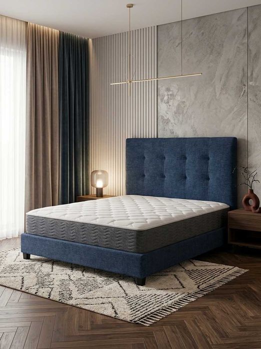 Cama de casal Estufada Berlim 150x190