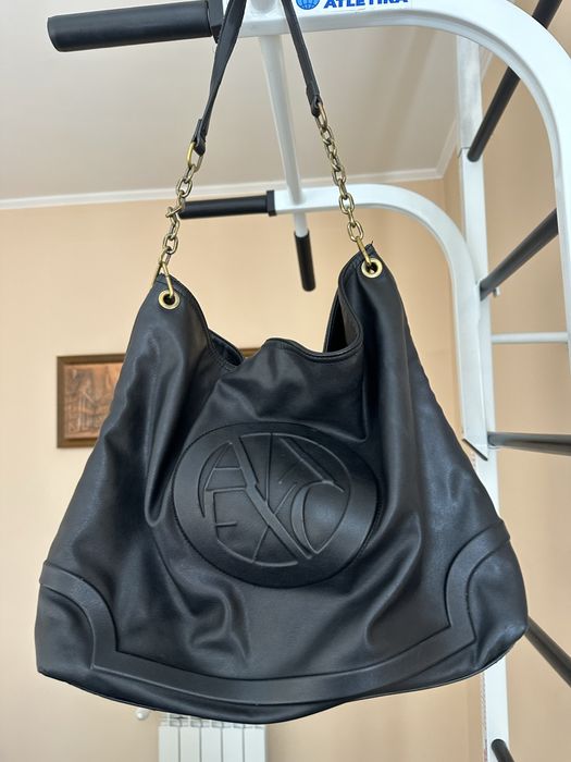 сумка шкіряна Armani