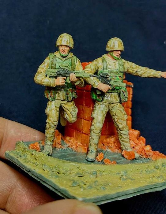 Мини-диорама "British Desert rats"