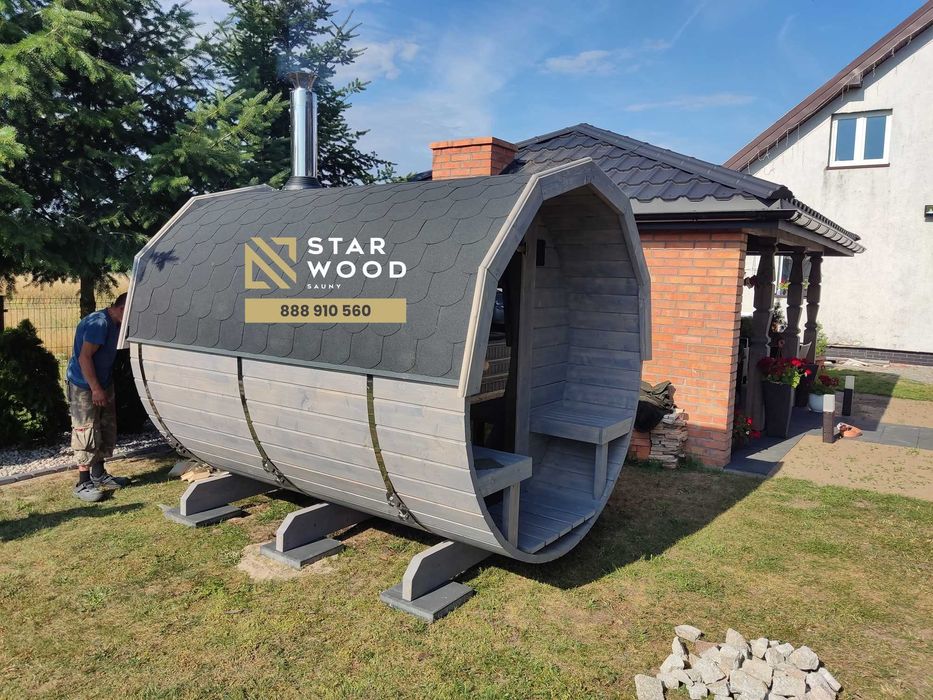 Sauny Sauna Beczka różne wymiary Producent Transport Cały Kraj