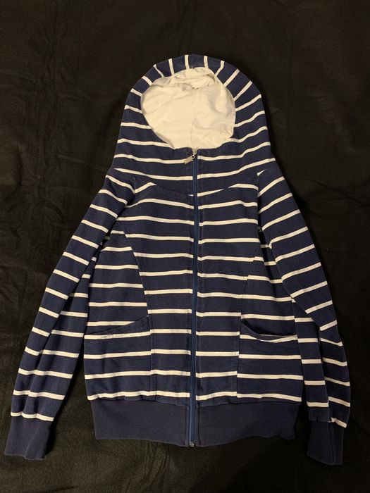 Bluza z kapturem w paski