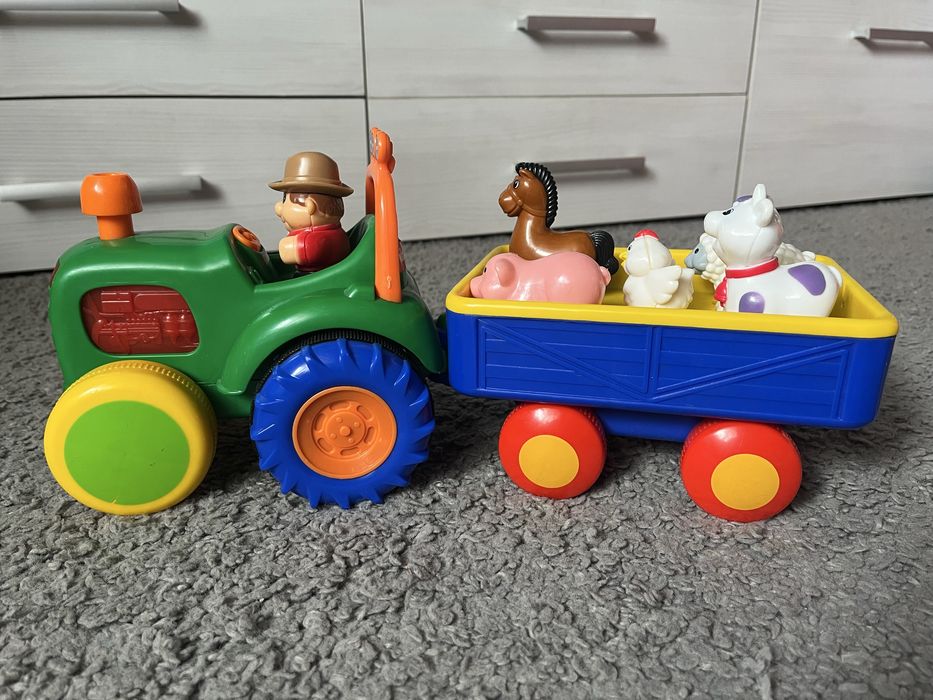 Трактор фермера Kiddieland в ідеальному стані інтерактивна розвиваюча