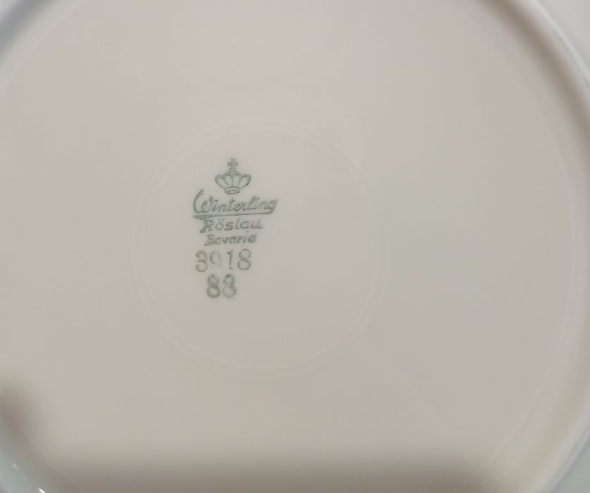 Porcelanowy kolekcjonerski talerzyk Bavaria Winterling
