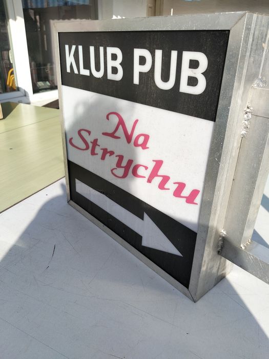 Konstrukcja szyld reklamowy aluminium