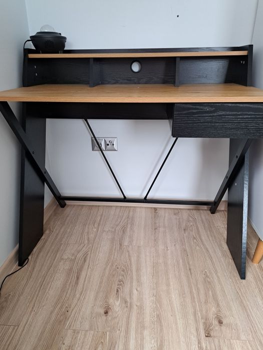 Biurko drewno czarne 100 biura