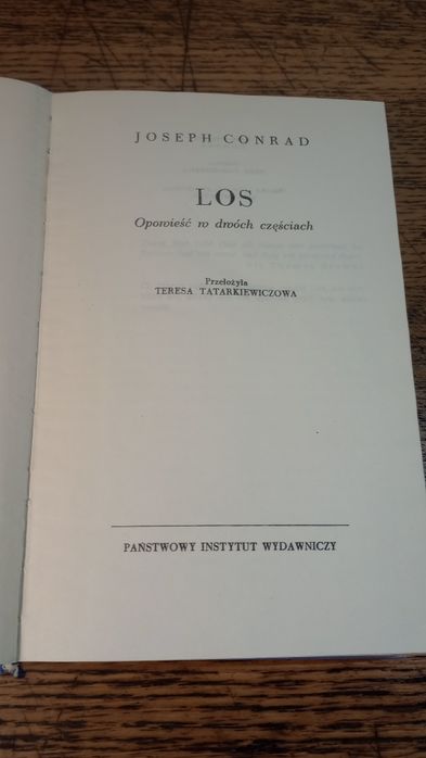 Los. Joseph Conrad