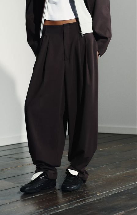 Костюм zara шоколад класичний набір  блейзер m s тренд 2026