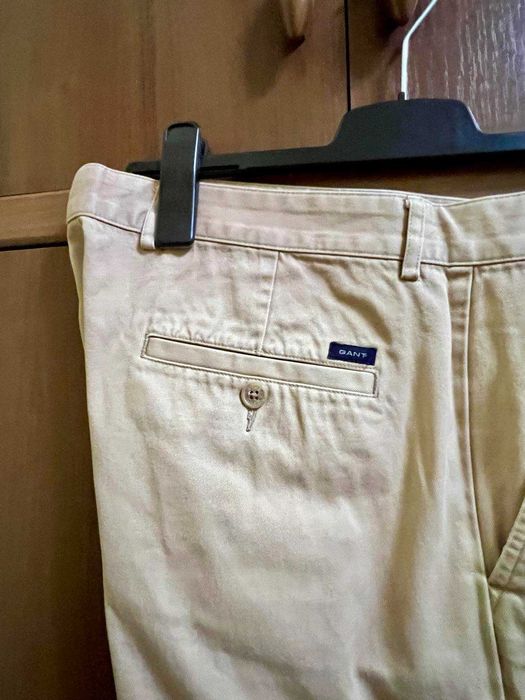 Штани бавовняні чоловічі GANT | Бежеві XXL