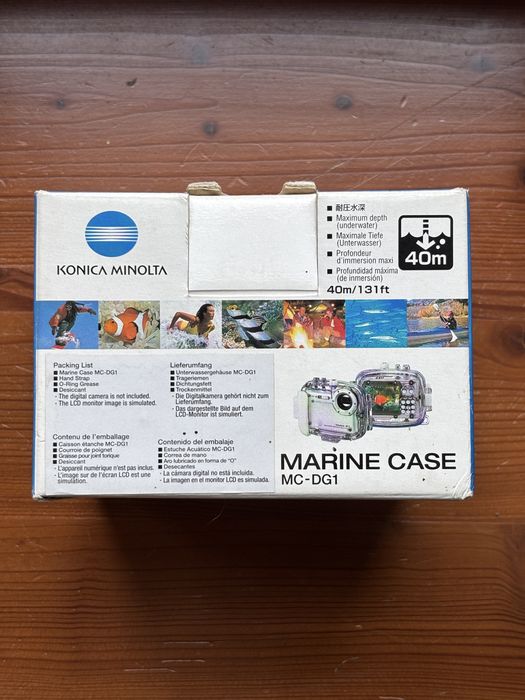 Minolta MC-DG1 Marine Case - obudowa do zdjec podwodnych 40m do Minolta DIMAGE X1