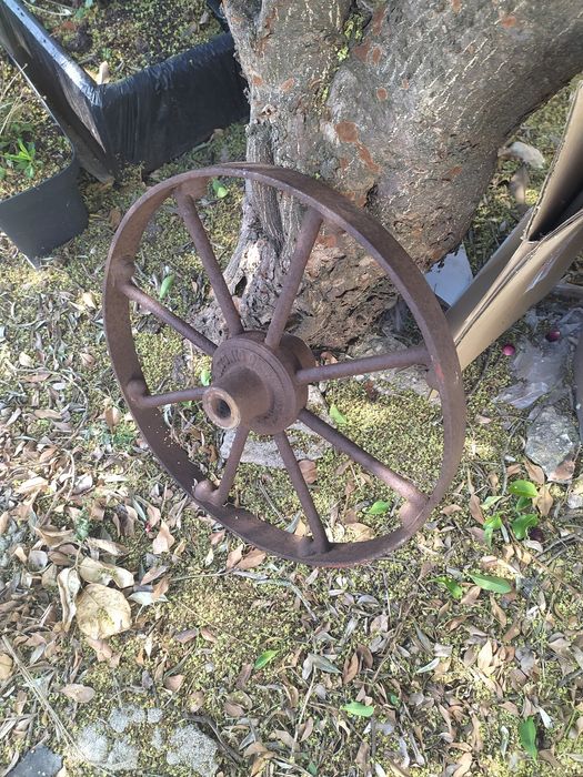 Roda antiga em ferro