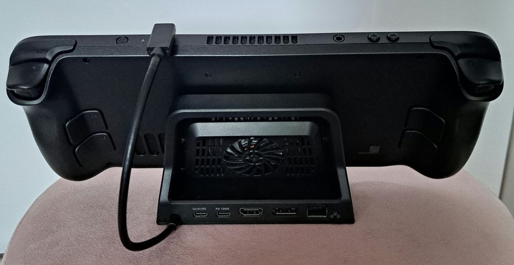 Steam Deck LCD 256gb+ 512gb sd+ doc