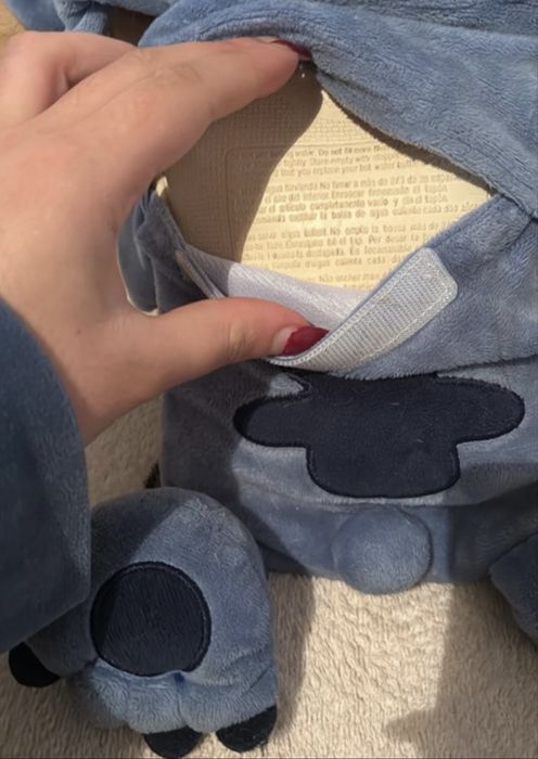 bolsa água quente stitch