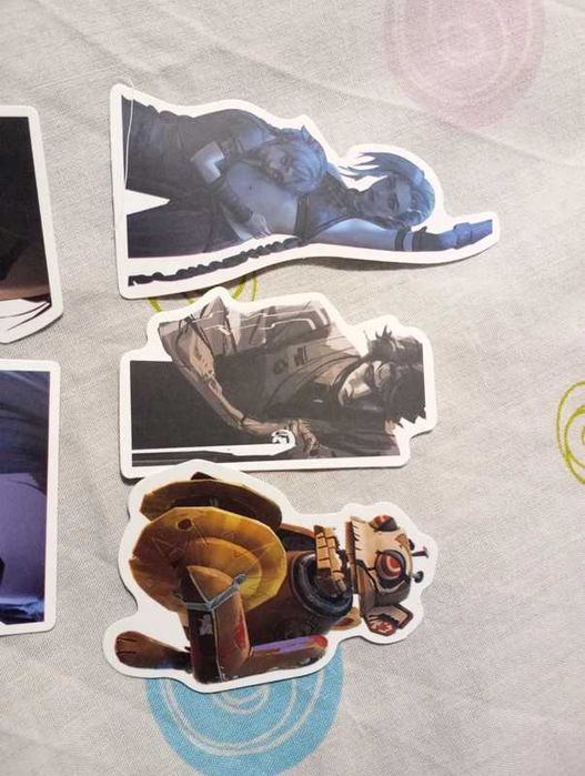 Arcane stickers - jinx and victor version