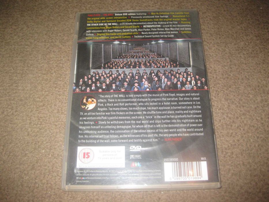 DVD dos Pink Floyd "The Wall"
