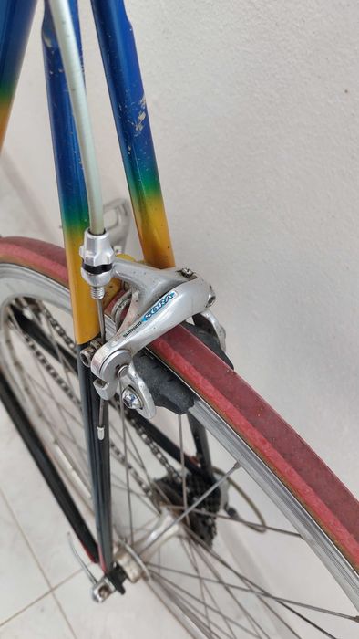 Bicicleta estrada quadro reynolds, aros campagnolo