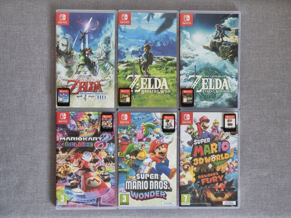 Nintendo Switch | Comando Pro | Jogo | micro SD 64Gb | Bolsa