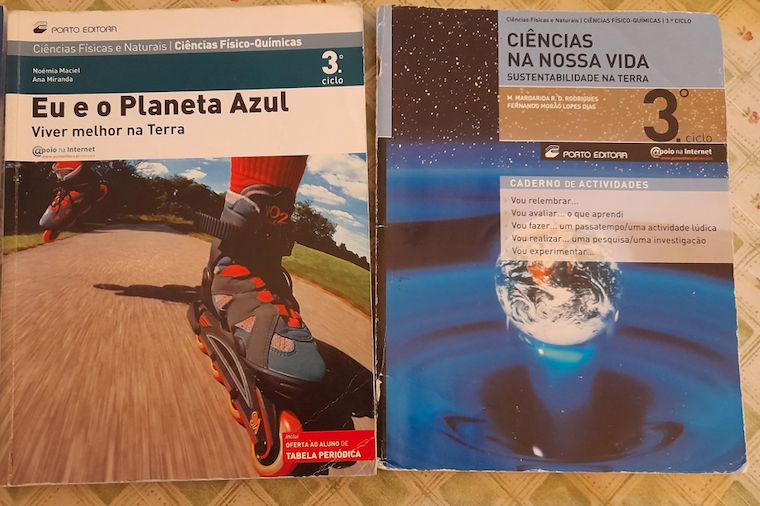 Manuais de Fisico - Química 9ºano e 8ºano