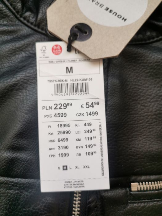 Kurtka nowa rozmiar M czarna