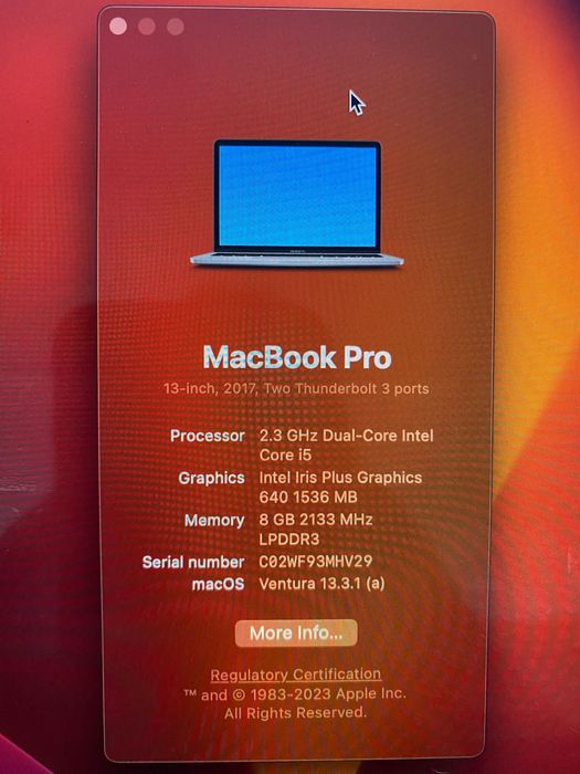 Macbook Pro, 13 inches