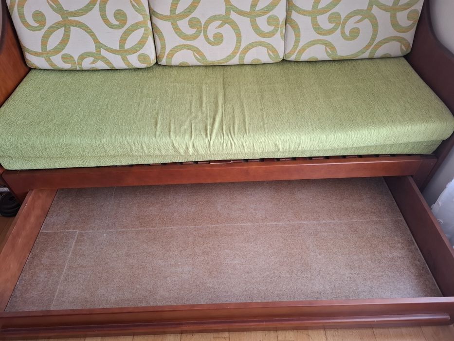 Sofá cama com gavetão