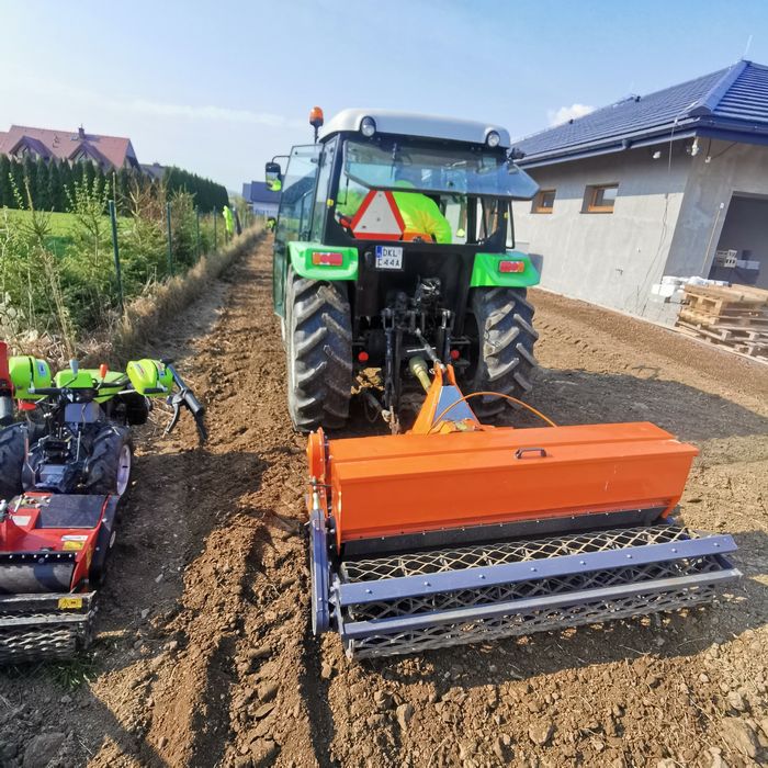 Glebogryzarka separacyjna,  równanie terenu, minikoparka, ogrody