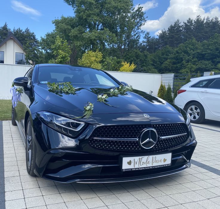 Auto samochód na wesele do ślubu Jaguar Mustang kabrio Mercedes Audi