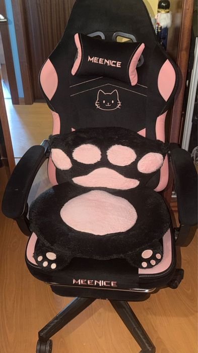 Cadeira gamer rosa