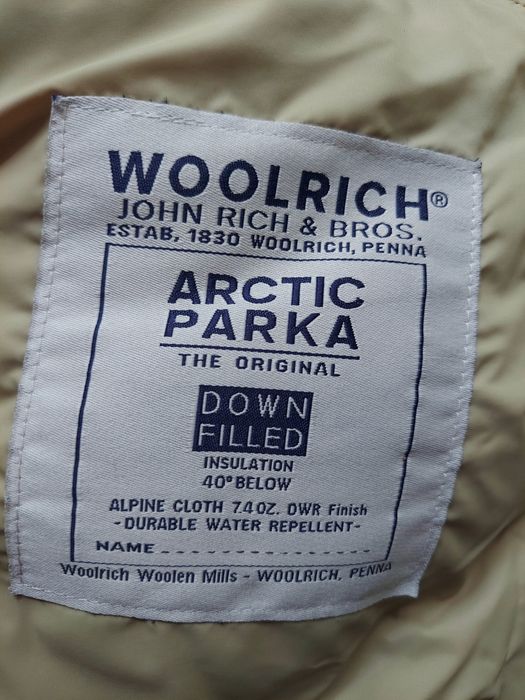 парка пуховка woolrich оригінал 

Розмір по бірці: