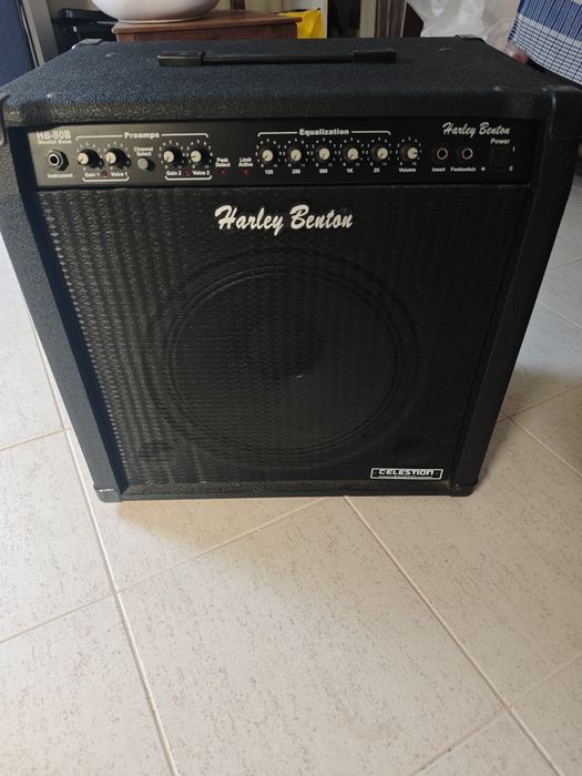 Amplificador de Baixo Harley Benton HB-80B Mosfet Bass