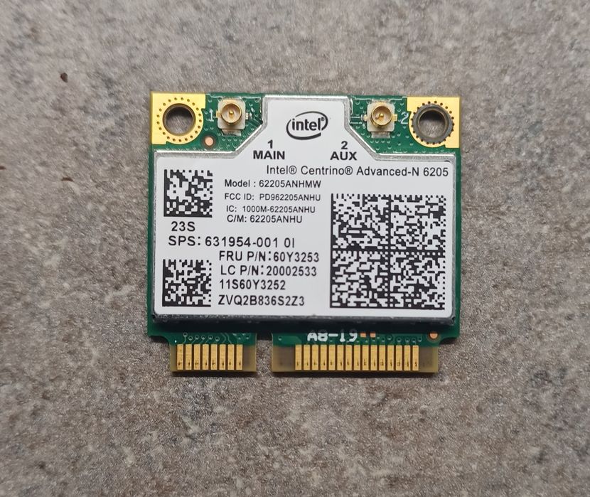 Karta WLAN Intel Centrino Advanced-N 6250