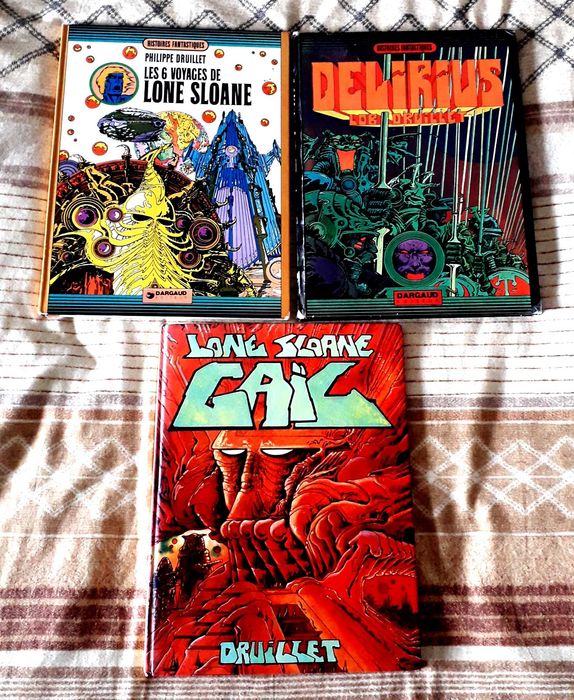 BD - Philippe Druillet - 6 Voyages Lone Sloane / Delirius / Gail