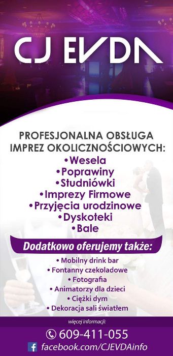 DJ na Wesele -18stkę - Urodziny - Ciężki Dym - Fotobudka - Napis LOVE