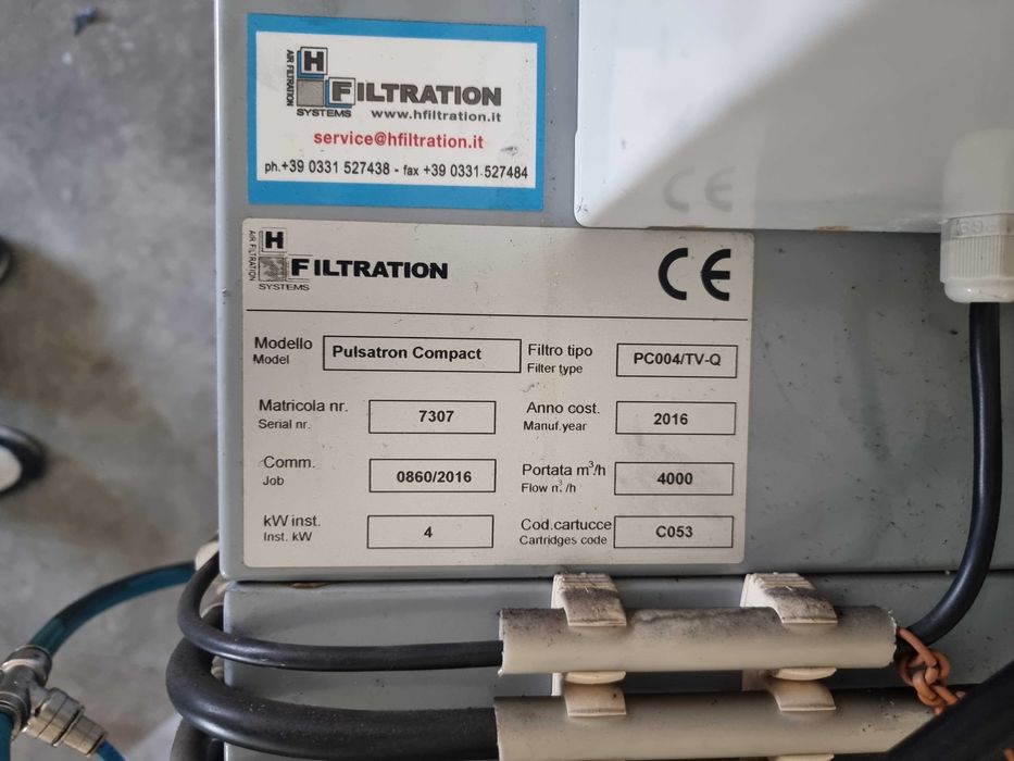 Aspirador Industrial HF Pulsatron