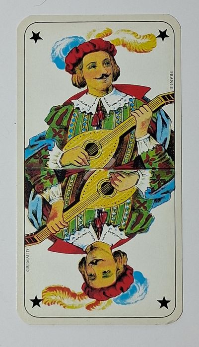 Antigo baralho de cartas Tarot