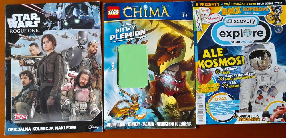 Magazyny Lego Nexo,  Chima, Explorer