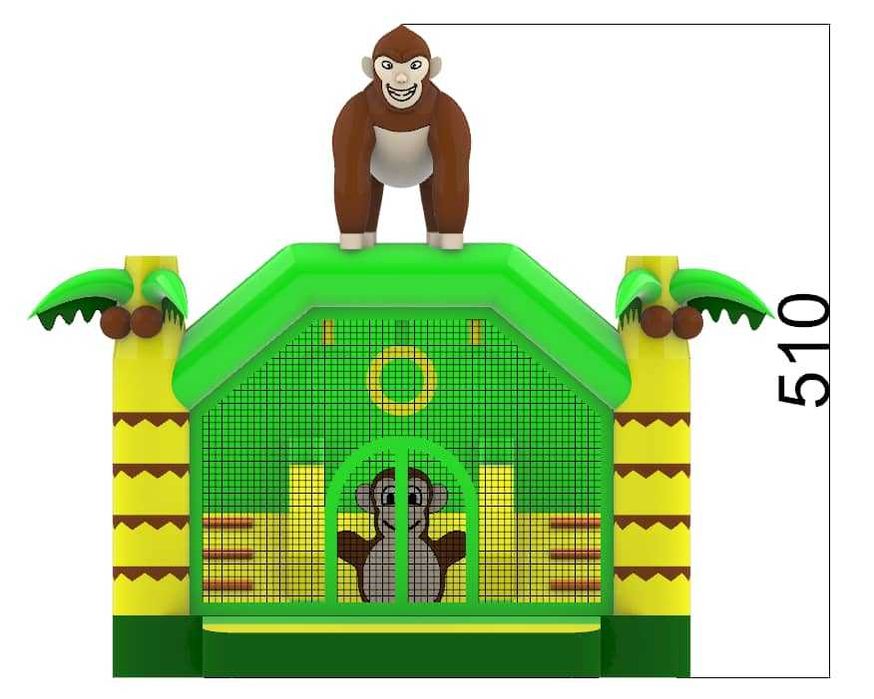 Insuflável canhão de bolas selva (novo)