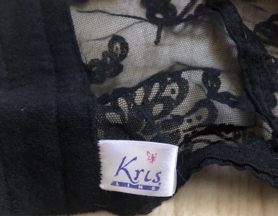 Czarno-czerwony gorset Kris Line 75DD