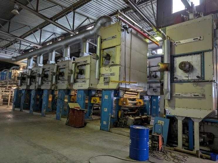 Продається обладання для виробництва шпалер № 12,  Німеччина