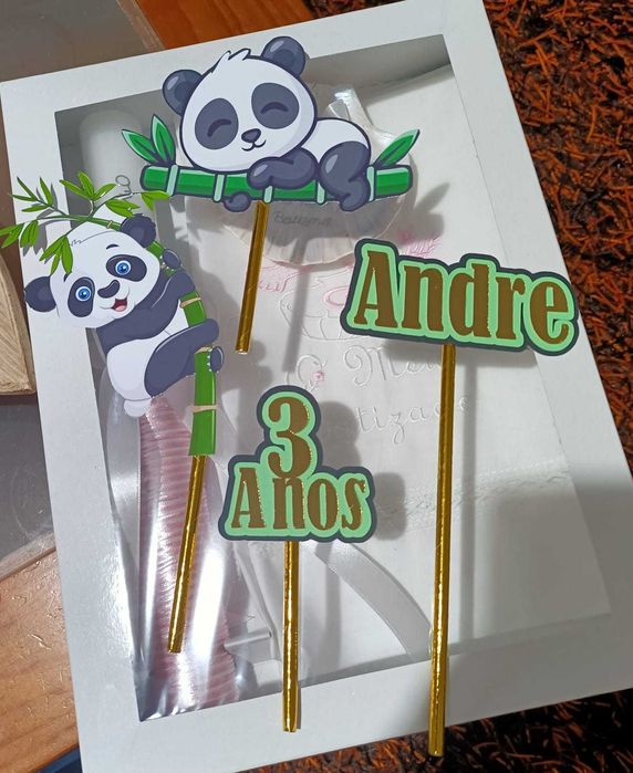 Topo de bolo para e aniversario crisma batizado