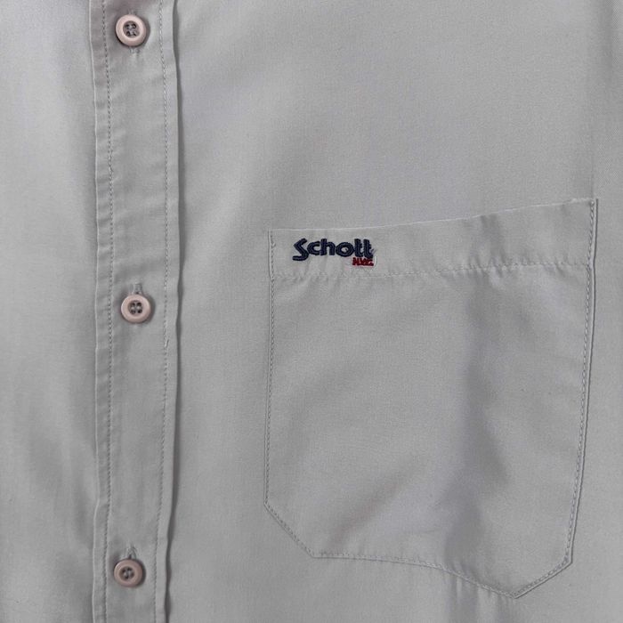Camisa Schott N.Y.C. Manga Comprida Cinza L Gorpcore