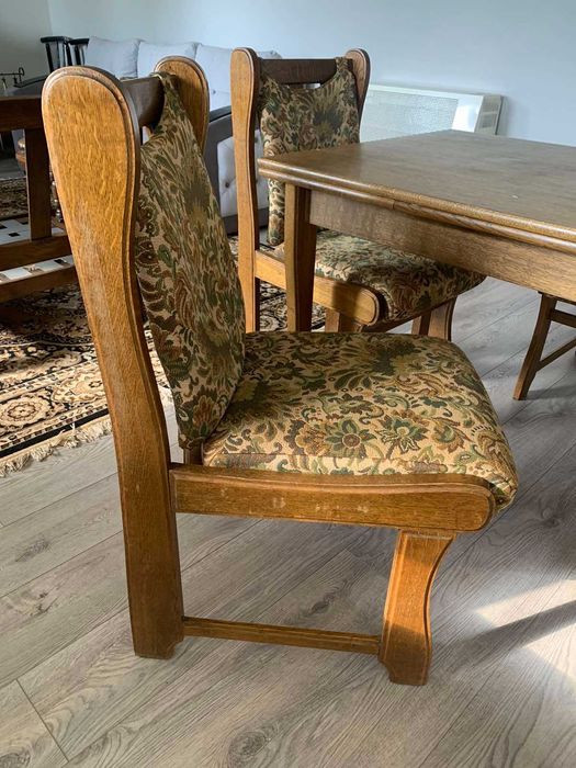 Дубовий стіл стільці з Європи!