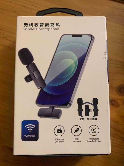 Беспроводной петличный микрофон для Iphone