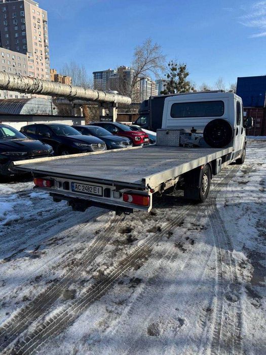 Автовоз Fiat Ducato 2015 3.0 multijet з платформою та дубль-кабіною