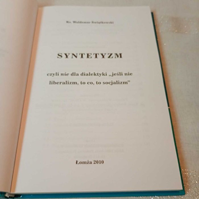 Syntetyzm. Waldemar Świątkowski
