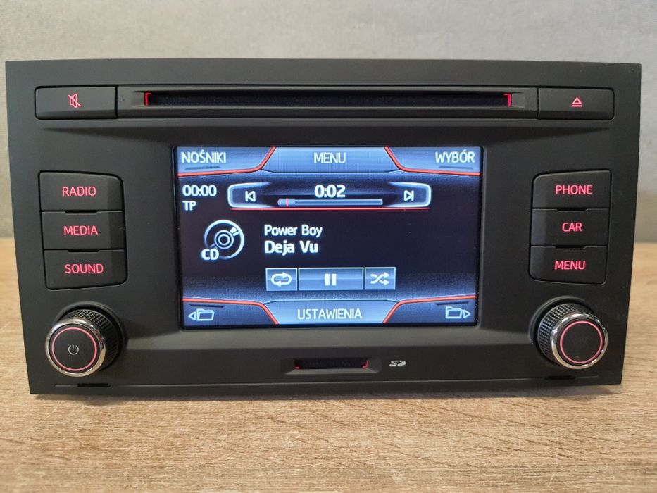 Radio samochodowe SEAT VW MIB Entry VD1 / Bluetooth, AUX, Multimedia LEON 3 III Ibiza Toledo