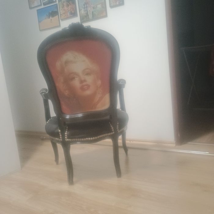 Krzesło Ludwik Glamour Maryli Monroe