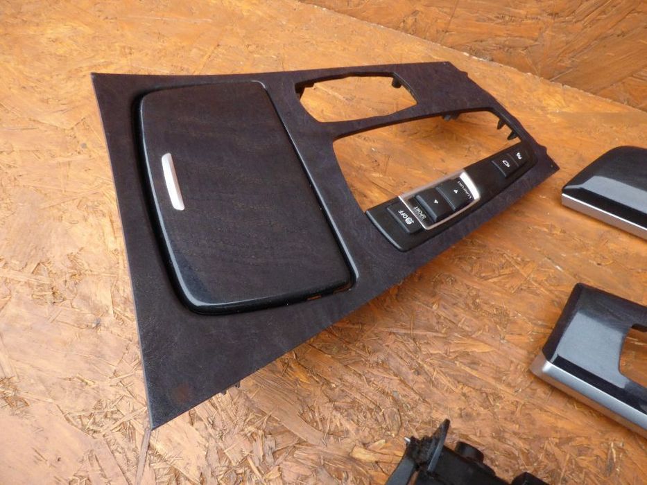 bmw f01 dekor drewno komplet