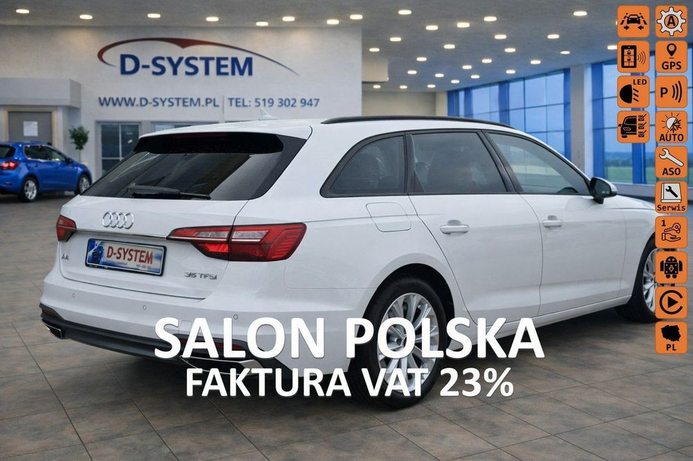 Audi A4 Avant 2020 Tylko Salon Polska 1Właściciel ledy Kamera 35 i 150km S Tronic